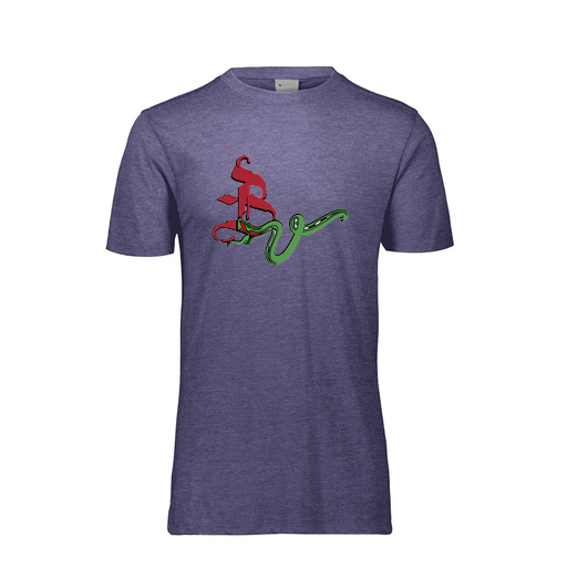 [FTSCUBRY-AS-LOGO2] Decker Men's Tri-Blend T-Shirt - Short Sleeve (Adult S, Royal, Logo 2)