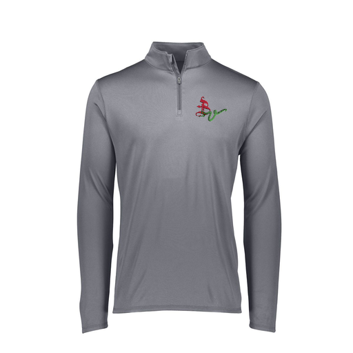 [FTLQFLGY-FAXS-LOGO2] Decker Women's Flex-Lite 1/4 Zip Shirt (Female Adult XS, Gray, Logo 2)