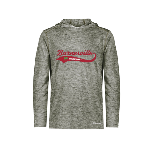 [FOLHCGGY-YS-LOGO1] Decker Youth Charge Hoodie (Youth S, Gray, Logo 1)